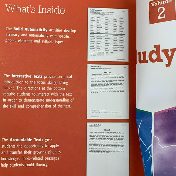 Homeschool Benchmark Education Phonics My Word Study Workshop Grade 4 Vol 1&2 - Picture 6 of 13